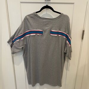 Facetasm
stripe-detail 💯 cotton men’s T-shirt, box fit, XXL, good condition